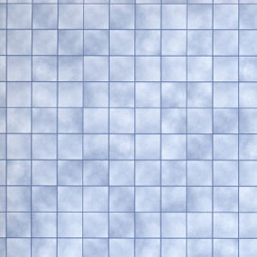 Dollhouse Miniature Floor Paper: Blue Marble Tiles